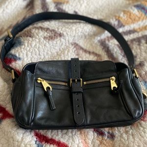 Mulberry Small Shoulder Bag Black Leather great condition